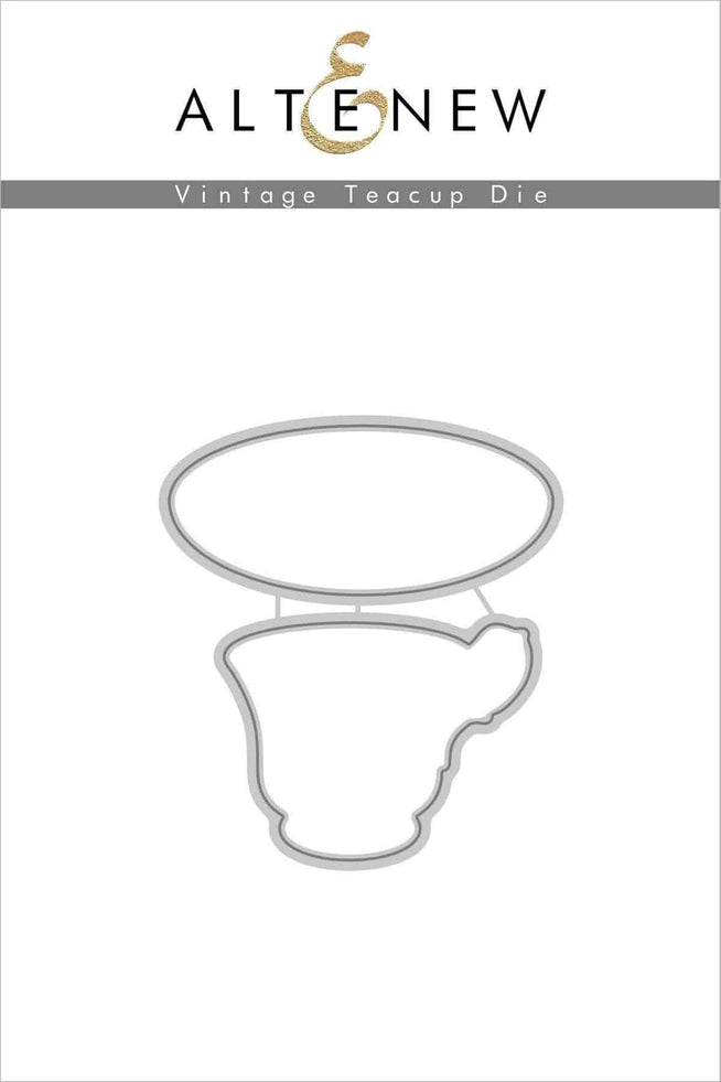 Part A-Glitz Art Craft Co.,LTD Dies Vintage Teacup Die Set