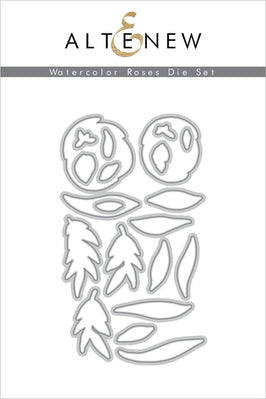 Part A-Glitz Art Craft Co.,LTD Dies Watercolor Roses Die Set