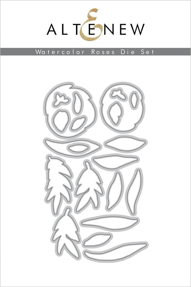 Part A-Glitz Art Craft Co.,LTD Dies Watercolor Roses Die Set