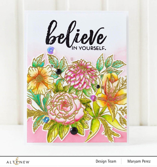 Part A-Glitz Art Craft Co.,LTD Dies Watercolor Roses Die Set