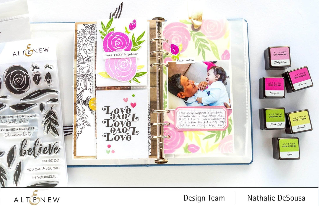 Part A-Glitz Art Craft Co.,LTD Dies Watercolor Roses Die Set
