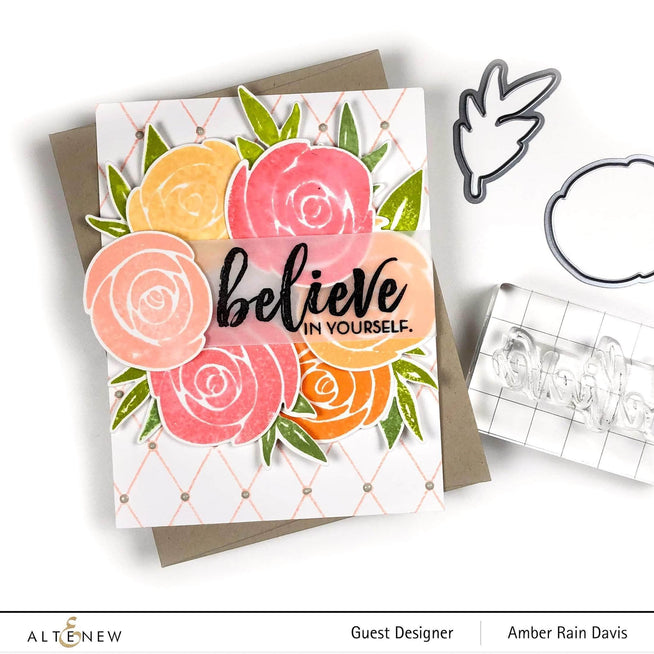 Part A-Glitz Art Craft Co.,LTD Dies Watercolor Roses Die Set