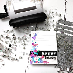 Part A-Glitz Art Craft Co.,LTD Dies Watercolor Stripes Cover Die