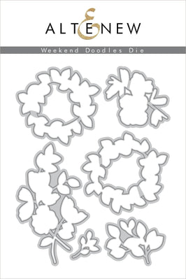 Part A-Glitz Art Craft Co.,LTD Dies Weekend Doodles Die Set