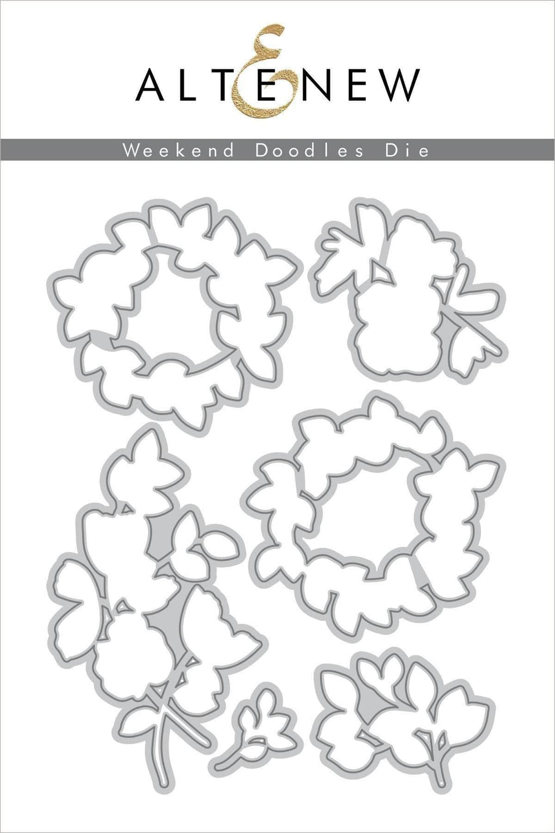 Part A-Glitz Art Craft Co.,LTD Dies Weekend Doodles Die Set