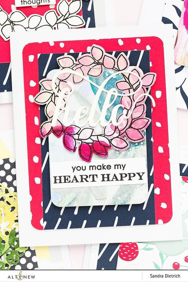 Part A-Glitz Art Craft Co.,LTD Dies Weekend Doodles Die Set
