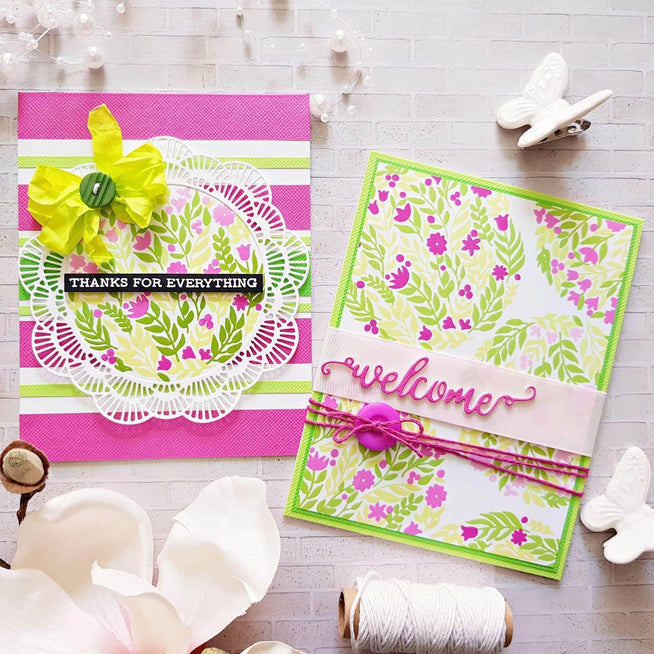 Part A-Glitz Art Craft Co.,LTD Dies Welcome Home Die Set