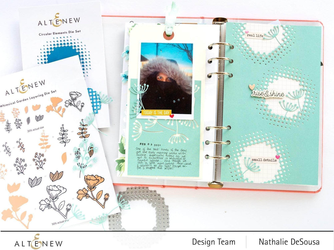 Part A-Glitz Art Craft Co.,LTD Dies Whimsical Garden Layering Die Set
