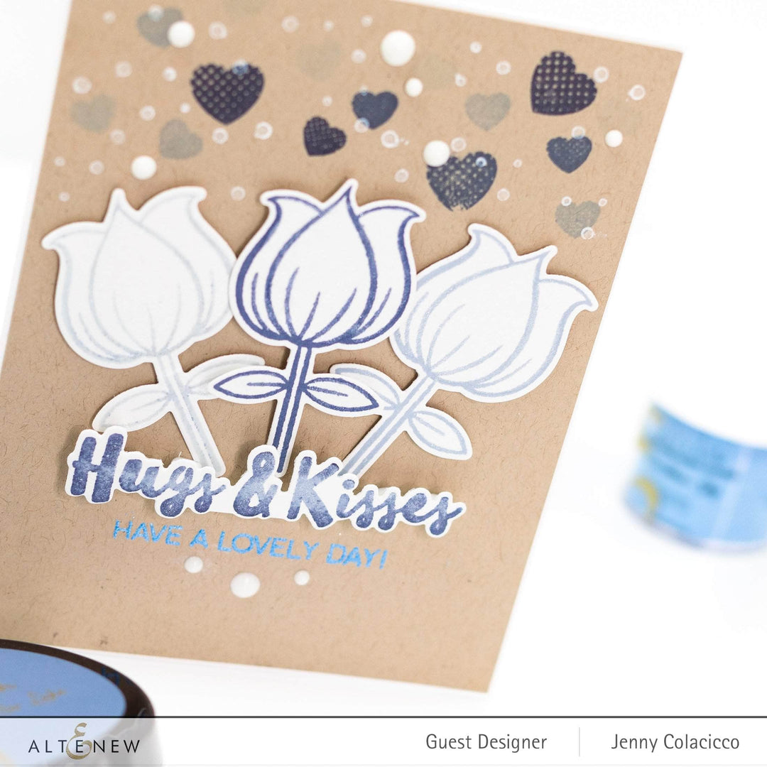 Part A-Glitz Art Craft Co.,LTD Dies Whimsical Tulip Die