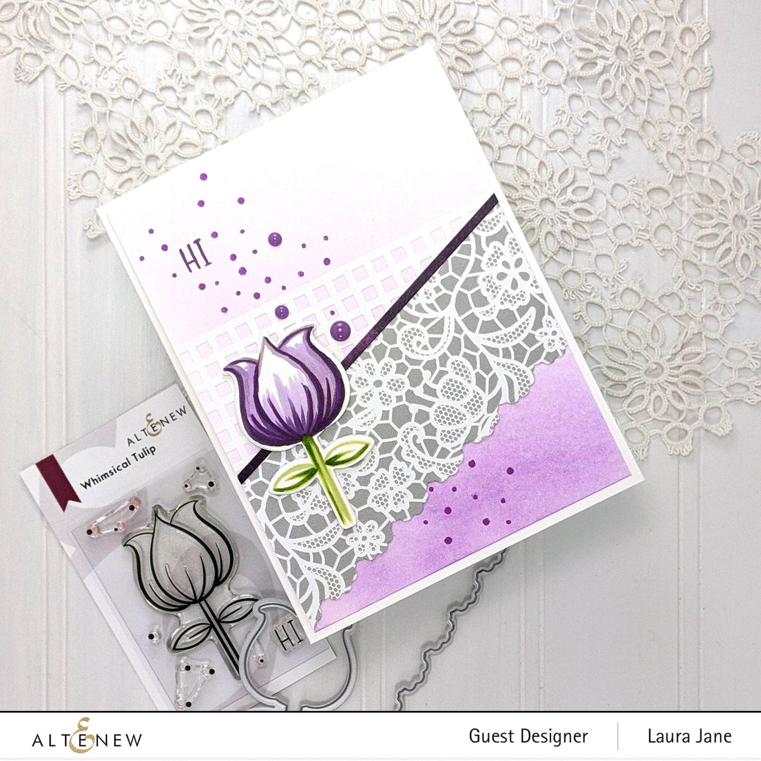 Part A-Glitz Art Craft Co.,LTD Dies Whimsical Tulip Die
