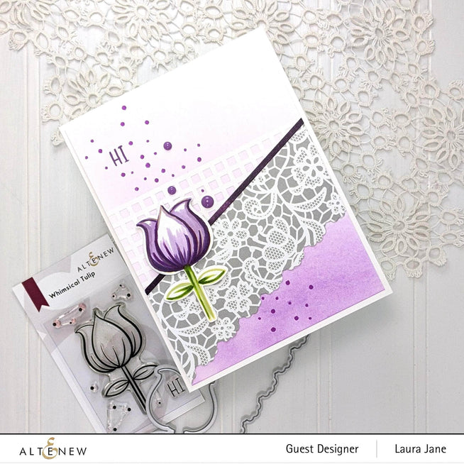Part A-Glitz Art Craft Co.,LTD Dies Whimsical Tulip Die