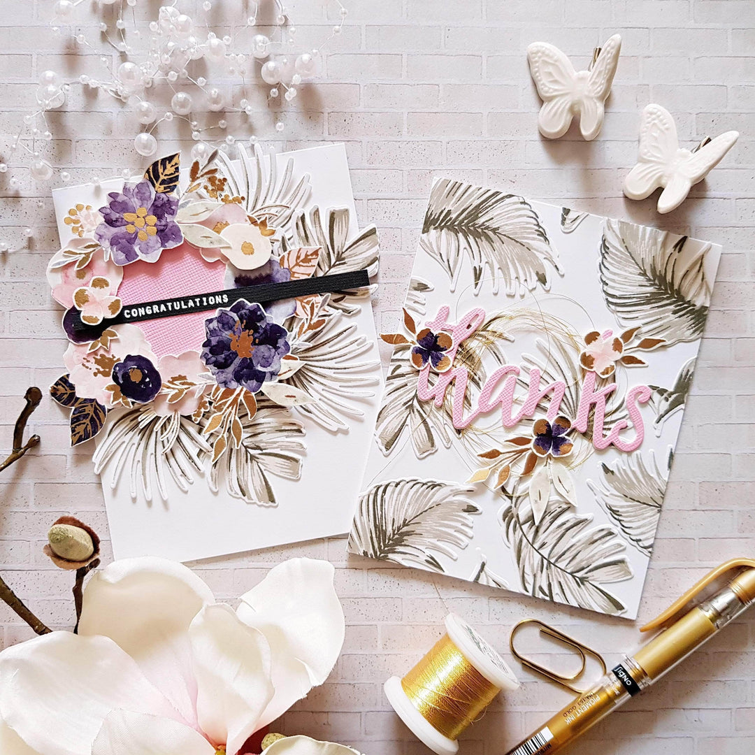 Part A-Glitz Art Craft Co.,LTD Dies Wild Ferns Die Set