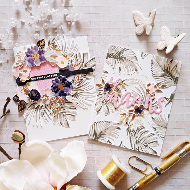 Part A-Glitz Art Craft Co.,LTD Dies Wild Ferns Die Set