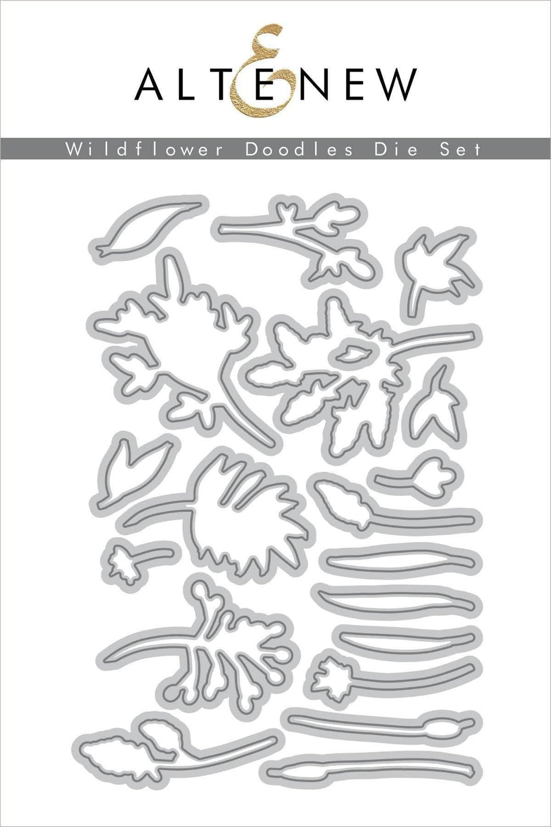 Part A-Glitz Art Craft Co.,LTD Dies Wildflower Doodles Die Set