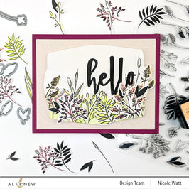 Part A-Glitz Art Craft Co.,LTD Dies Wildflower Doodles Die Set