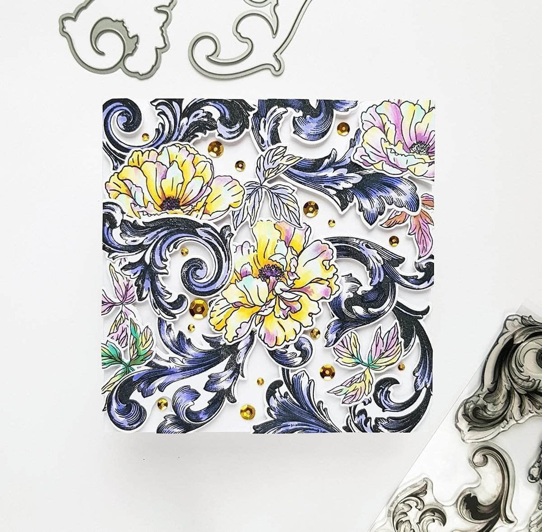 Part A-Glitz Art Craft Co.,LTD Dies Baroque Motifs Die Set
