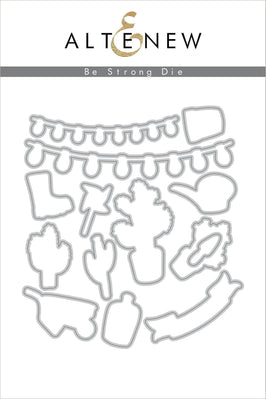 Part A-Glitz Art Craft Co.,LTD Dies Be Strong Die Set