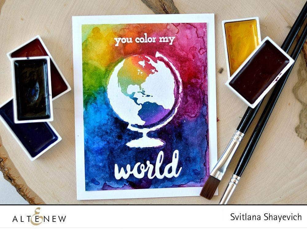 Part A-Glitz Art Craft Co.,LTD Dies Z - Big World Die Set