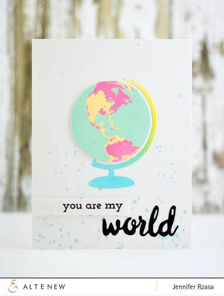 Part A-Glitz Art Craft Co.,LTD Dies Z - Big World Die Set
