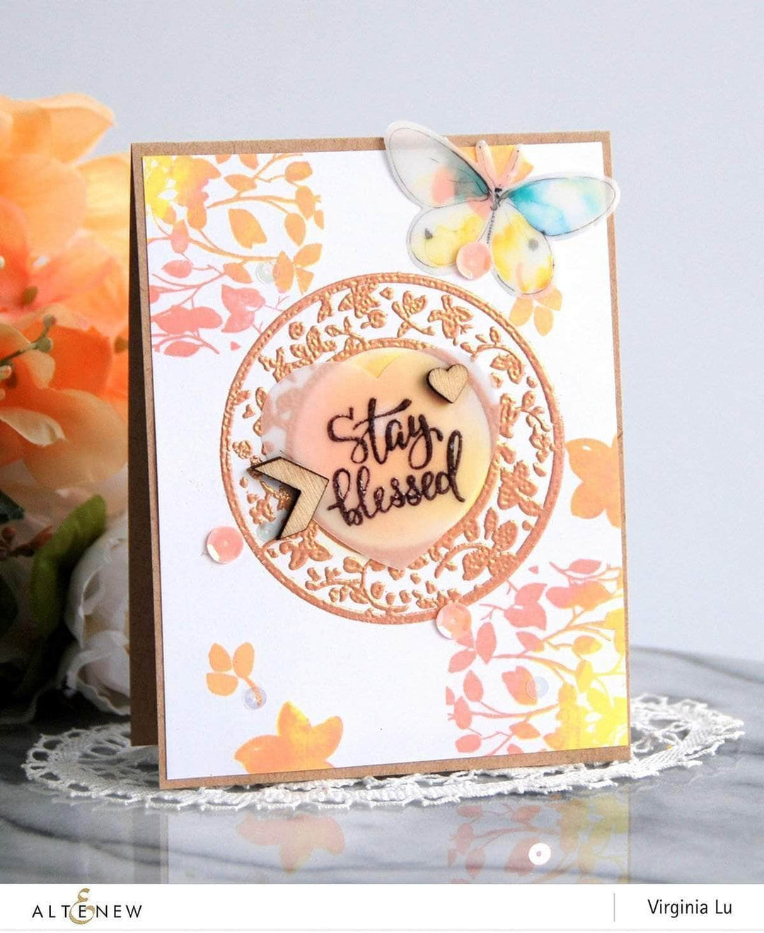 Part A-Glitz Art Craft Co.,LTD Dies Z - Botanical Silhouettes Die Set