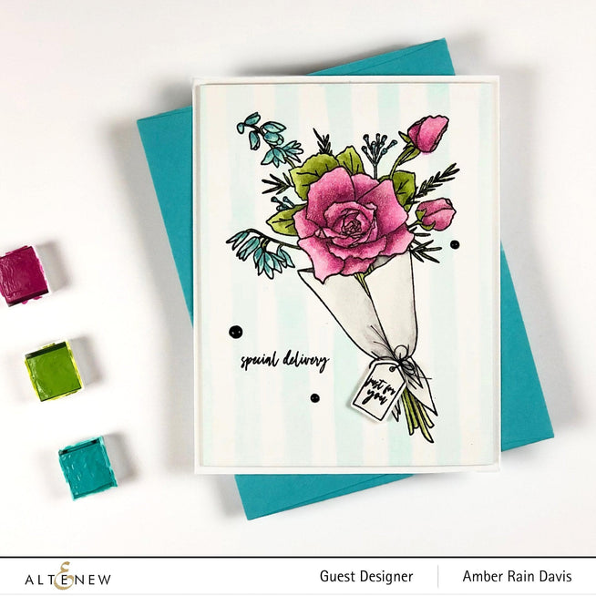 Part A-Glitz Art Craft Co.,LTD Dies Breezy Bouquet Die Set