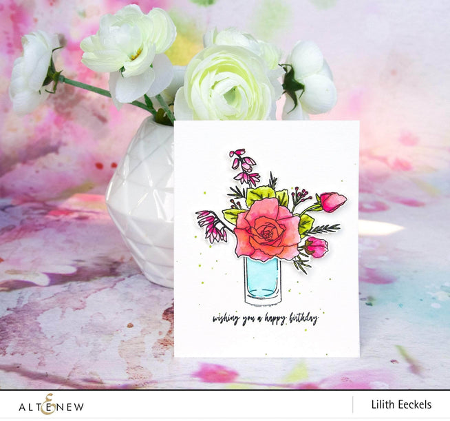 Part A-Glitz Art Craft Co.,LTD Dies Breezy Bouquet Die Set