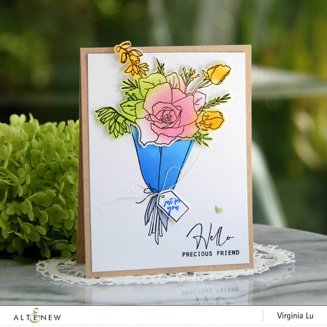 Part A-Glitz Art Craft Co.,LTD Dies Breezy Bouquet Die Set
