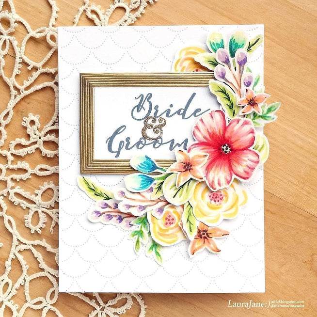 Part A-Glitz Art Craft Co.,LTD Dies Z - Bride-To-Be Die Set