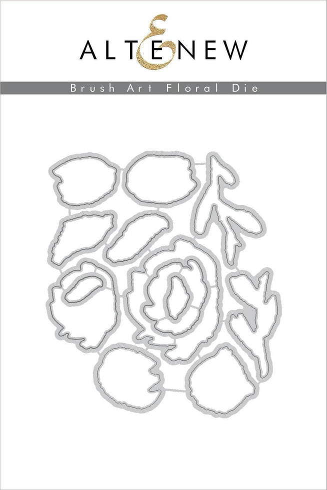 Altenew Dies Brush Art Floral Die Set