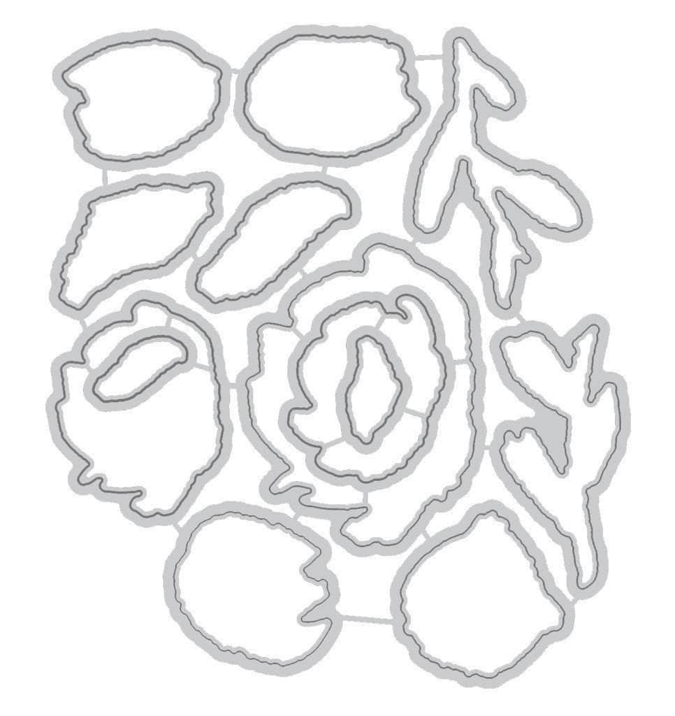 Altenew Dies Brush Art Floral Die Set