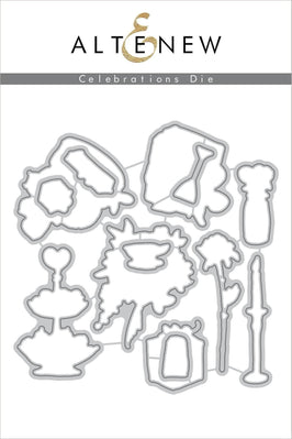 Part A-Glitz Art Craft Co.,LTD Dies Z - Celebrations Die Set