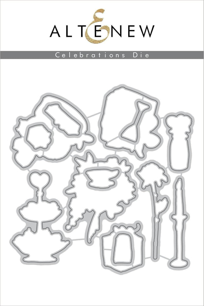 Part A-Glitz Art Craft Co.,LTD Dies Z - Celebrations Die Set