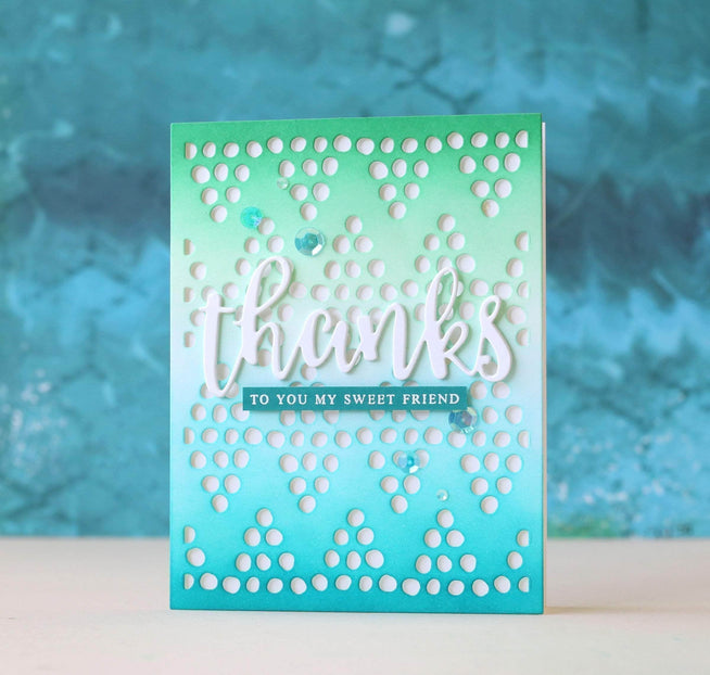 Part A-Glitz Art Craft Co.,LTD Dies Doodled Dots Cover Die