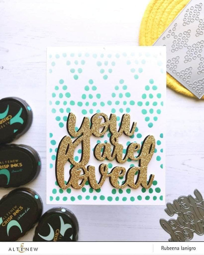 Part A-Glitz Art Craft Co.,LTD Dies Doodled Dots Cover Die