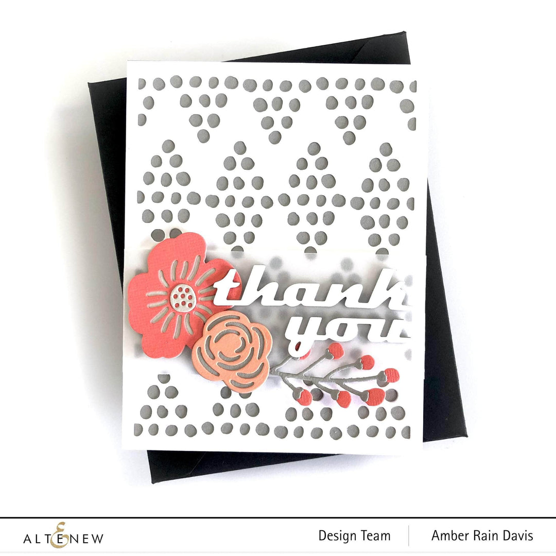 Part A-Glitz Art Craft Co.,LTD Dies Doodled Dots Cover Die