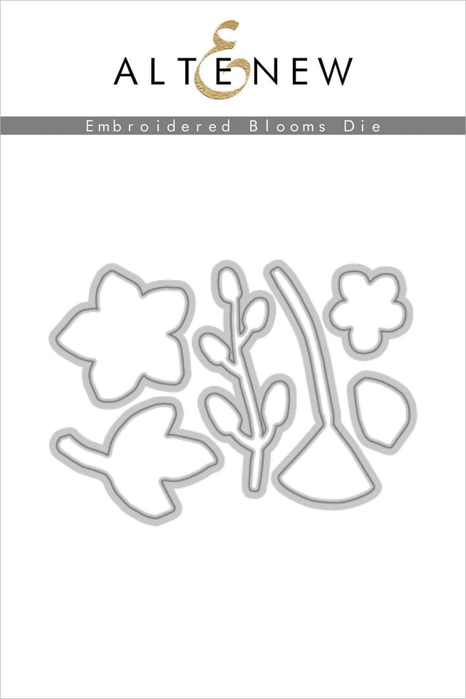 Part A-Glitz Art Craft Co.,LTD Dies Embroidered Blooms Die Set