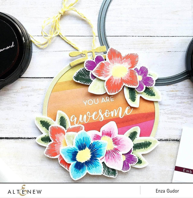Part A-Glitz Art Craft Co.,LTD Dies Embroidered Blooms Die Set