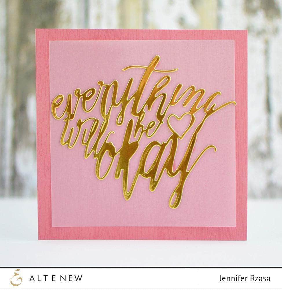 Part A-Glitz Art Craft Co.,LTD Dies Everything Will Be Okay Die