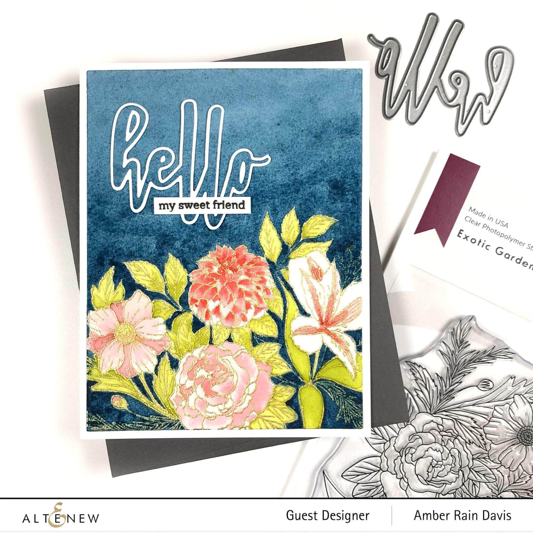 Part A-Glitz Art Craft Co.,LTD Dies Exotic Garden Die