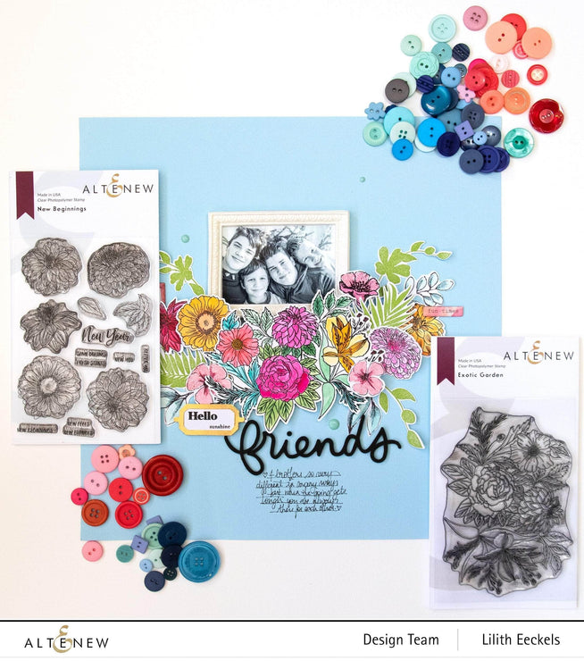 Part A-Glitz Art Craft Co.,LTD Dies Exotic Garden Die