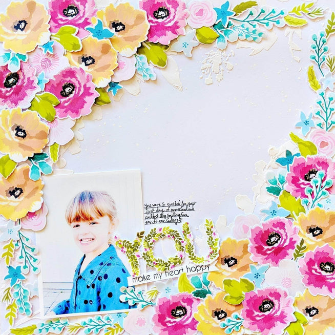 Part A-Glitz Art Craft Co.,LTD Dies Z - Fabulous Floral Die Set