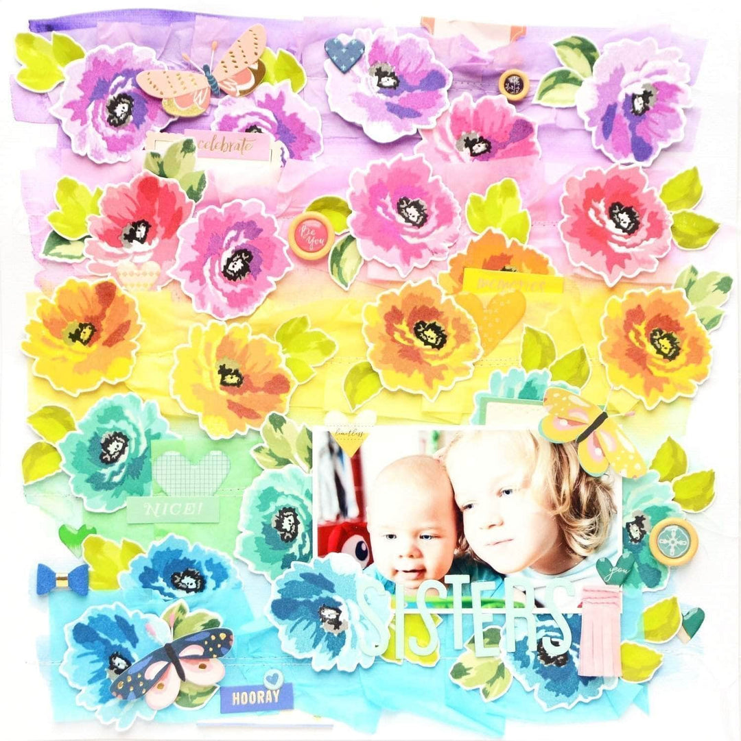 Part A-Glitz Art Craft Co.,LTD Dies Z - Fabulous Floral Die Set