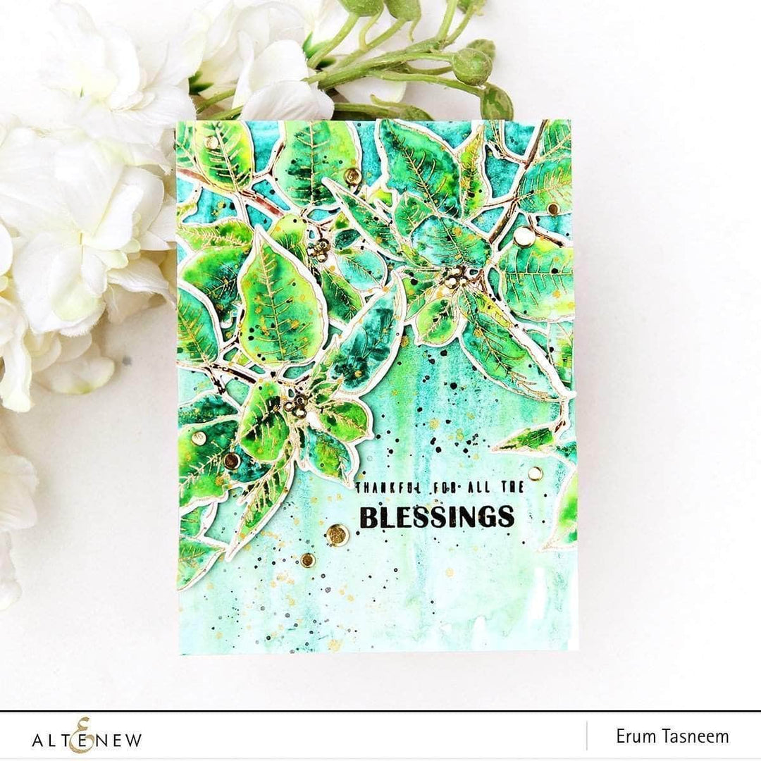 Part A-Glitz Art Craft Co.,LTD Dies Festive Poinsettia Die Set