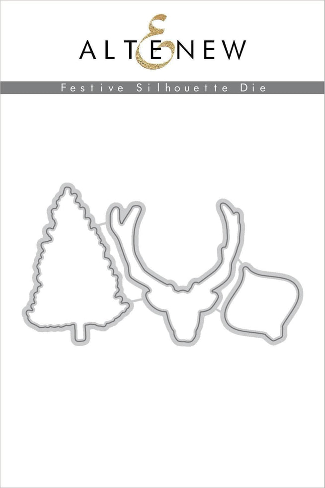 Part A-Glitz Art Craft Co.,LTD Dies Festive Silhouettes Die Set