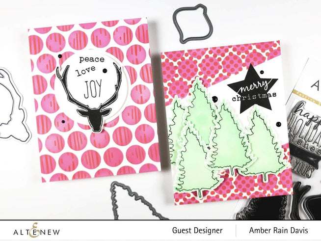 Part A-Glitz Art Craft Co.,LTD Dies Festive Silhouettes Die Set