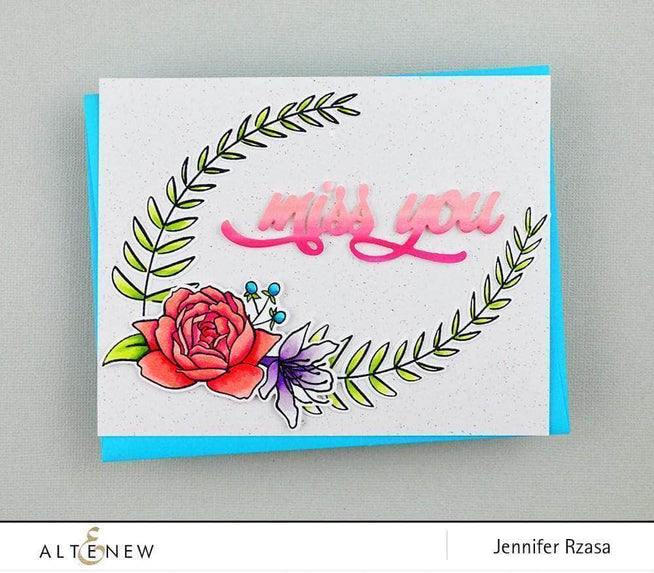 Part A-Glitz Art Craft Co.,LTD Dies Floral Frame Die Set