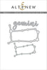 Part A-Glitz Art Craft Co.,LTD Dies Gemini - Zodiac Constellation Die Set