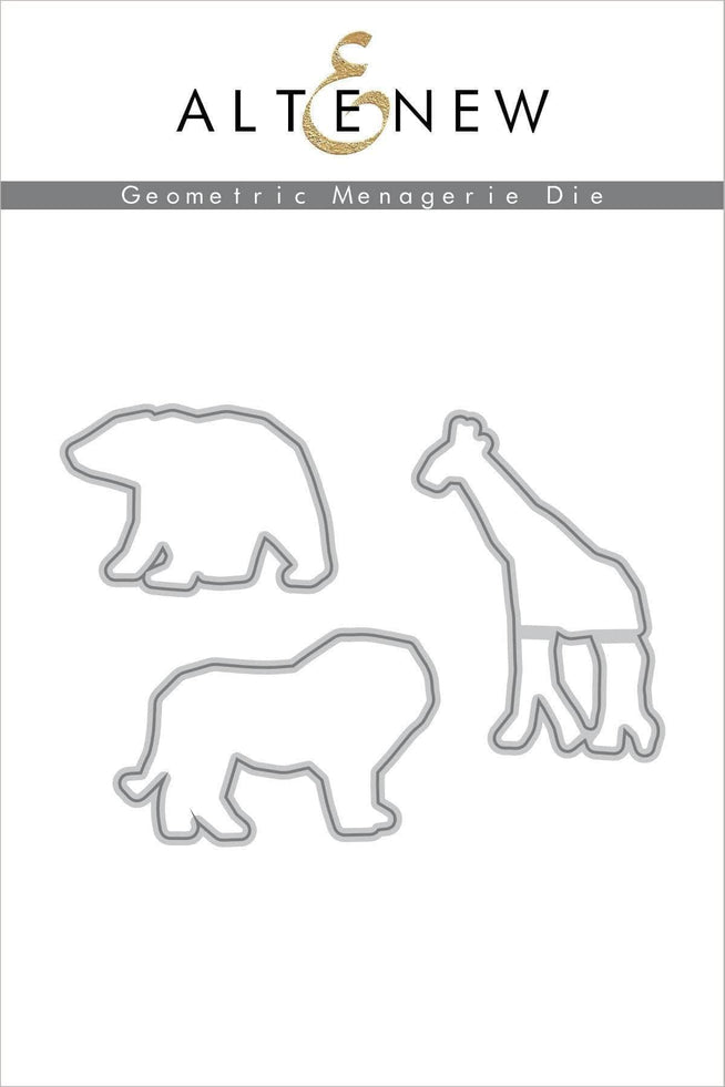 Part A-Glitz Art Craft Co.,LTD Dies Geometric Menagerie Die Set