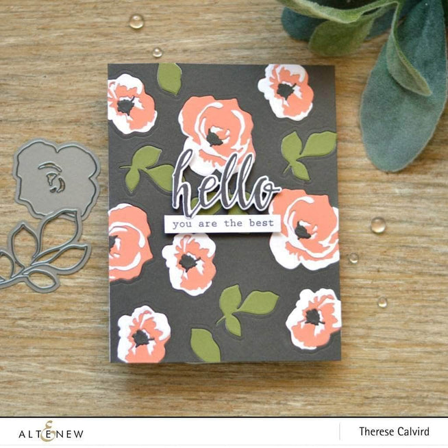Part A-Glitz Art Craft Co.,LTD Dies Halftone Hello Die Set