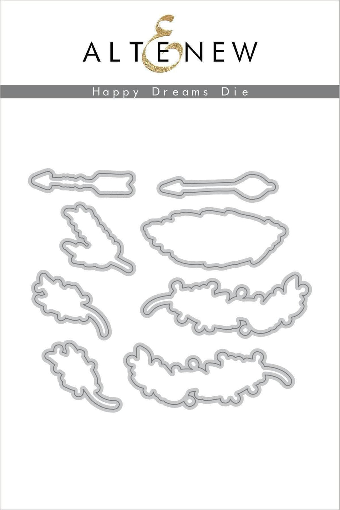 Part A-Glitz Art Craft Co.,LTD Dies Z - Happy Dreams Die Set